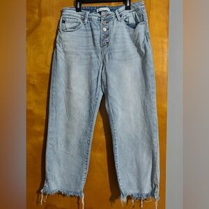 KanCan Light Blue Ankle & Cropped Jeans
